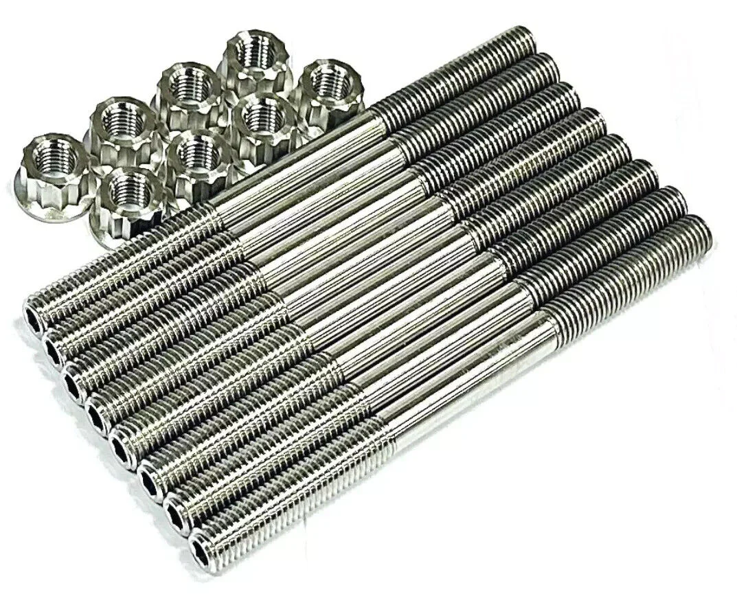Best YXZ1000R Titanium Head Studs Ti Cylinder Stud Bolt Upgrade Kit 90119-10004 - Image 7