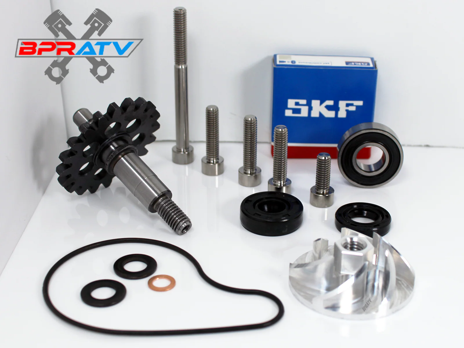 BEST YZ250F YZ 250F Water Pump Impeller Billet Gear Shaft Complete Rebuild Kit - Image 15
