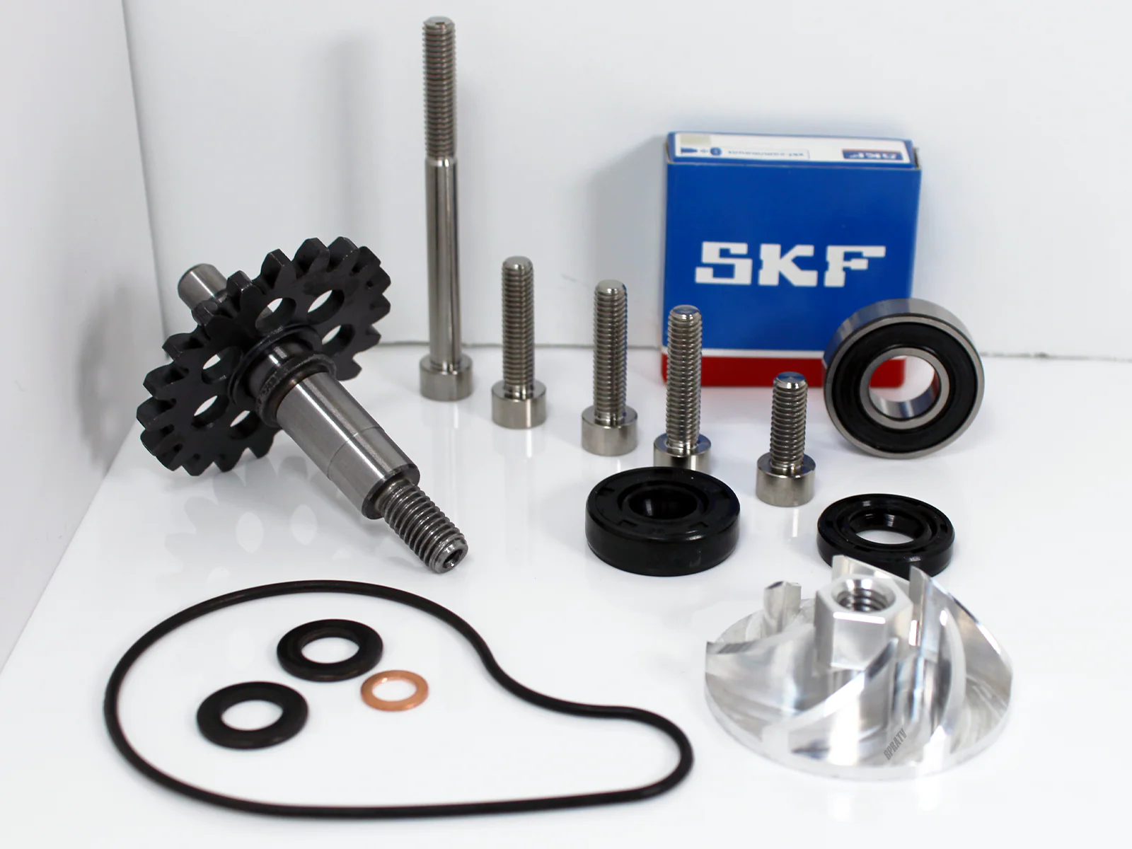 BEST YZ250F YZ 250F Water Pump Impeller Billet Gear Shaft Complete Rebuild Kit - Image 19