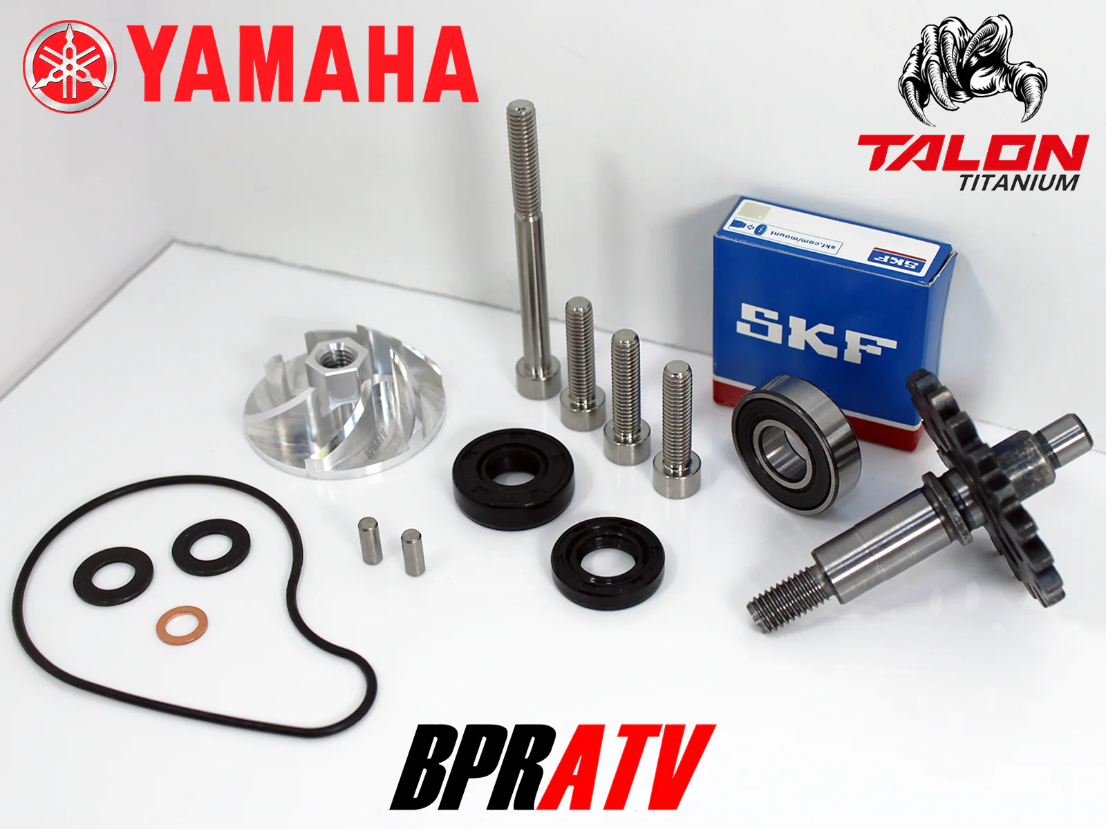 BEST YZ250F YZ 250F Water Pump Impeller Billet Gear Shaft Complete Rebuild Kit - Image 6