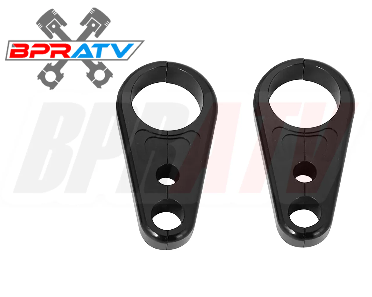 Billet Black Front A-Arm Brake Line Clamps Suzuki LTR450 LTR 450 Z400 LTZ400 DVX - Image 4