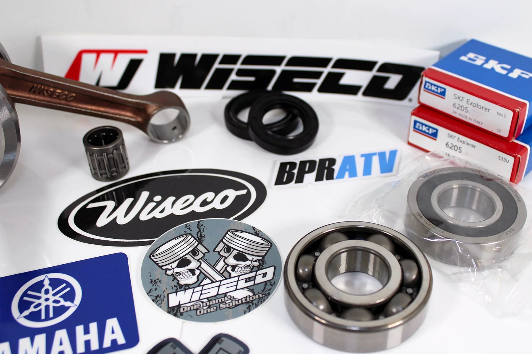 Blaster 200 Wiseco Crankshaft Kit SKF Bearings & Seals Rebuild Fit Complete NEW - Image 13