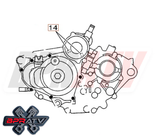 BPR Yamaha YFZ450 YFZ 450 450R Talon Titanium Starter Bolts Kit 95022-06020-00 - Image 4