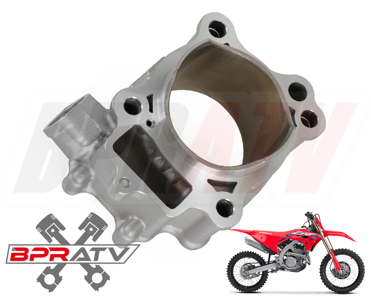 Honda CRF250X CRF 250X 78mm Stock Bore Cylinder Complete Top End Rebuild Kit 04+ - Image 12