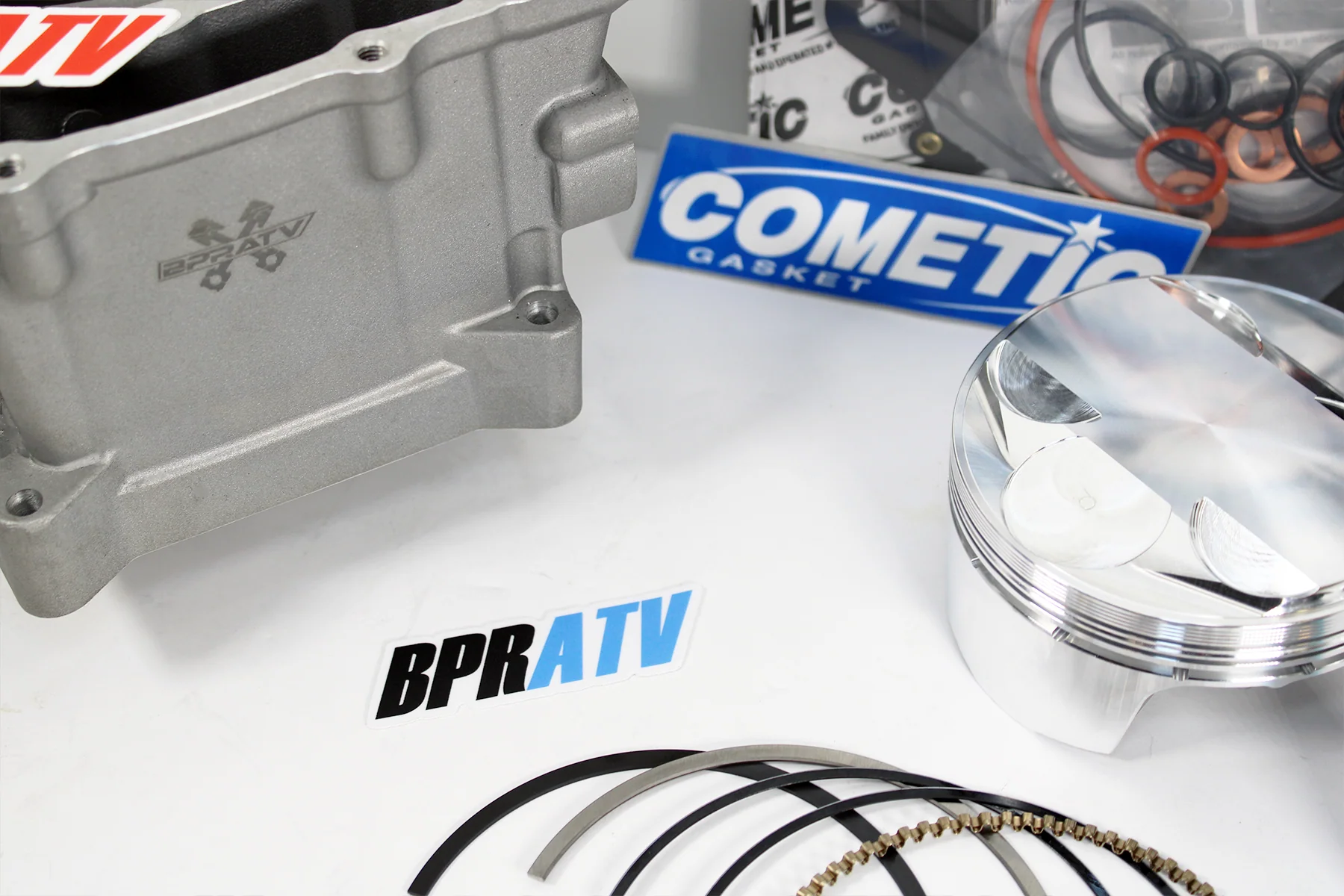BPRATV 102mm 686c Big Bore Cylinder Top End Rebuild CP Piston Yamaha Grizzly 660 - Image 11