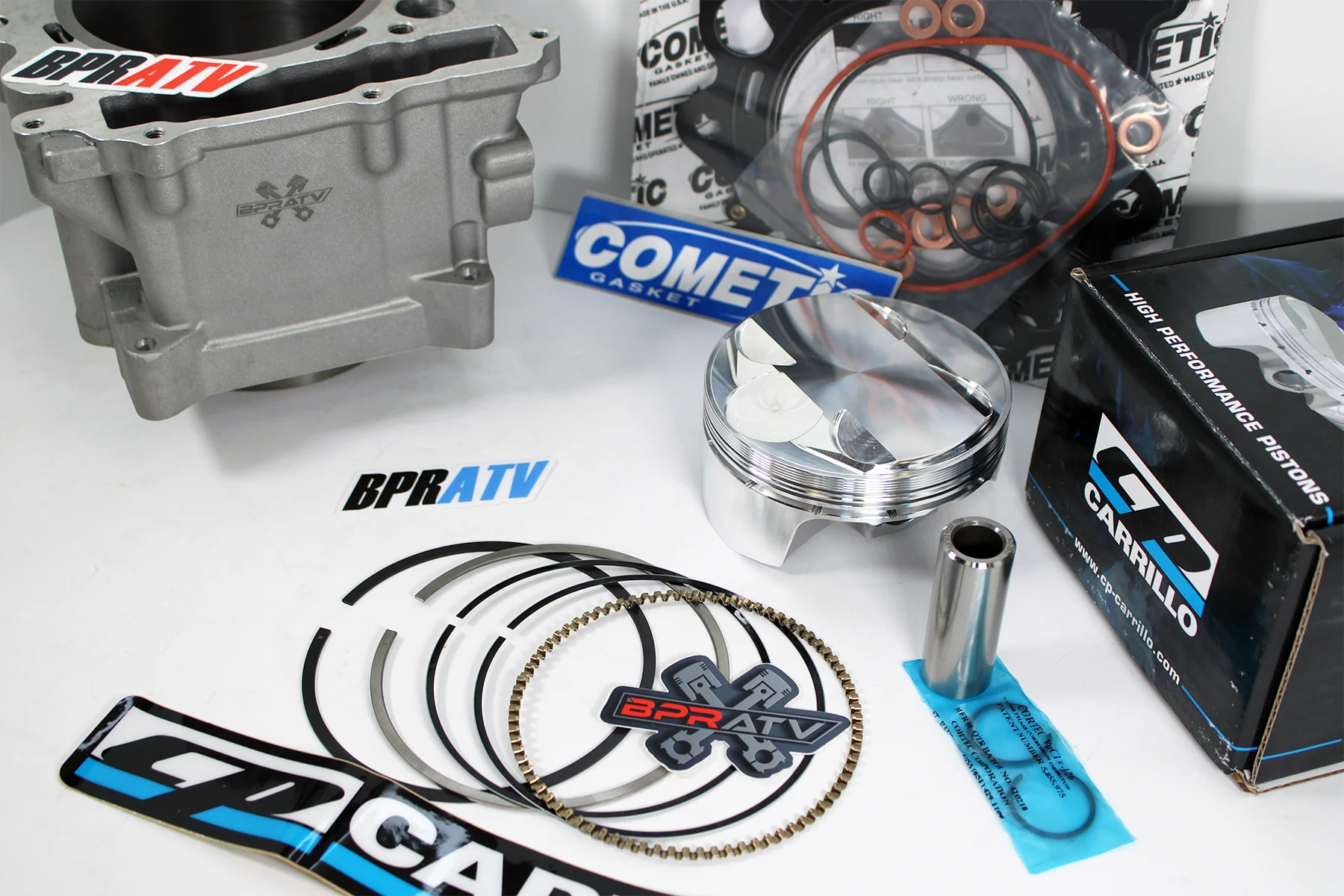 BPRATV 102mm 686cc Big Bore Cylinder Top End Rebuild CP Piston Yamaha Rhino 660 - Image 6
