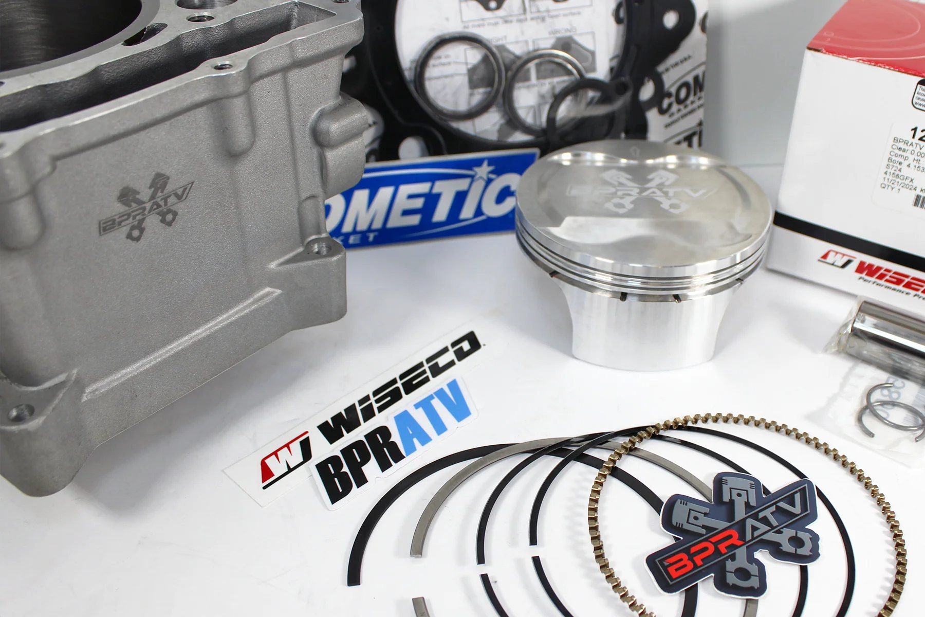 BPRATV 102mm Big Bore Cylinder Top End Rebuild Wiseco Piston Yamaha Grizzly 660 - Image 19