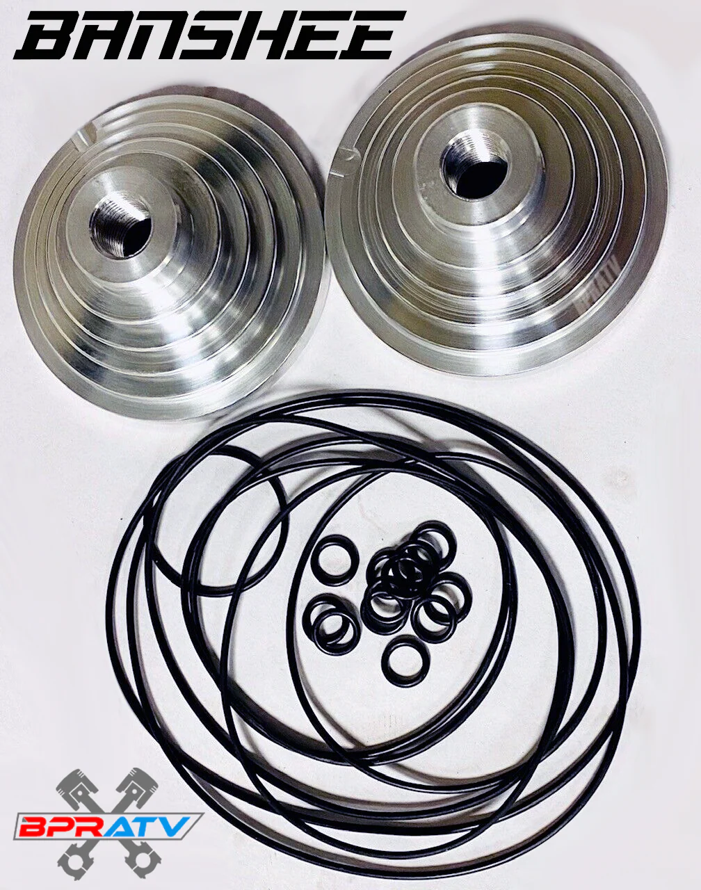 BPRATV Banshee 421 Stroker Big Bore Kit ARES 68mm Cylinders Wiseco Pistons Head! - Image 14