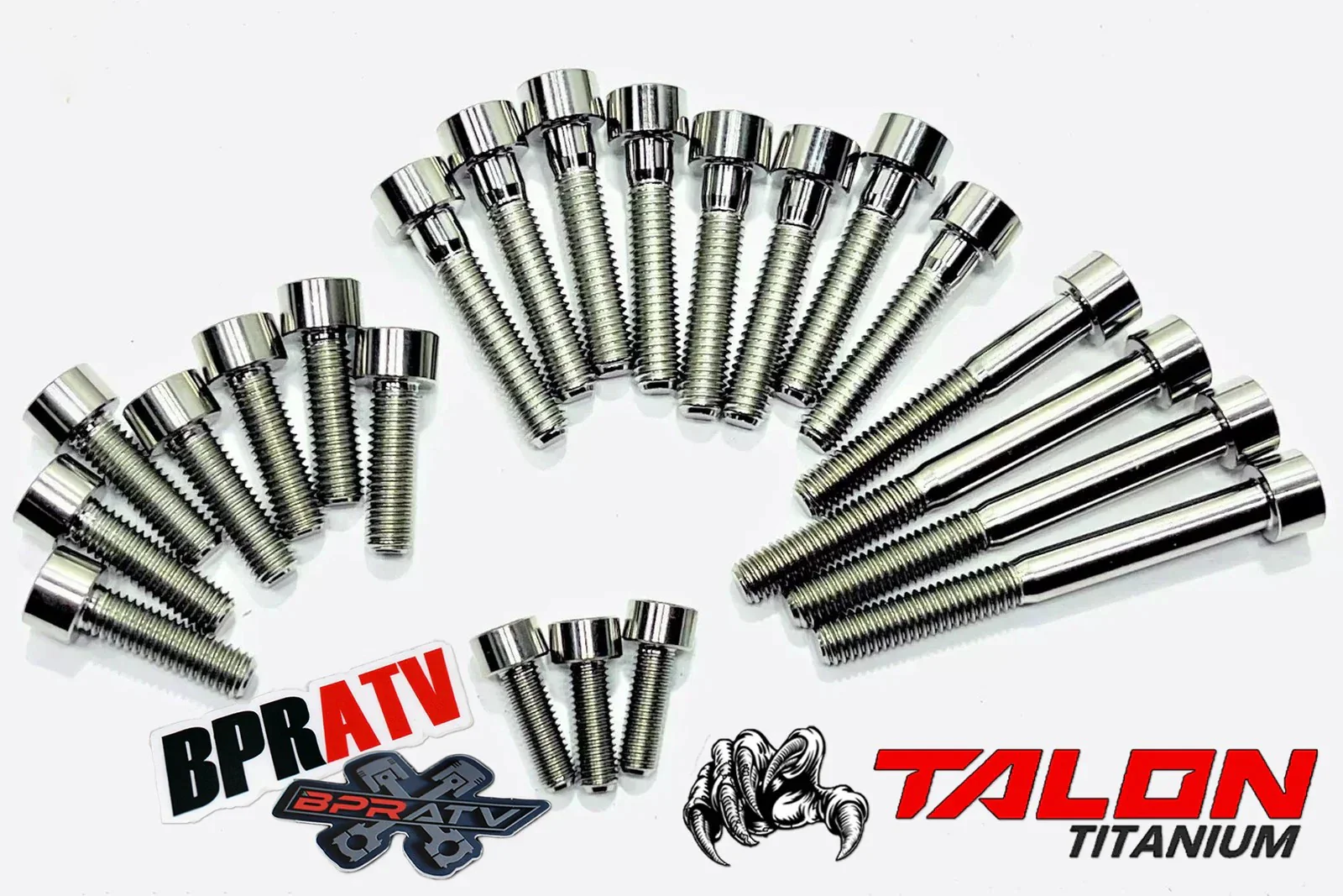 Yamaha Banshee Titanium Clutch Cover Bolts Left & Right Stator Cover Ti Bolt Kit - Image 31
