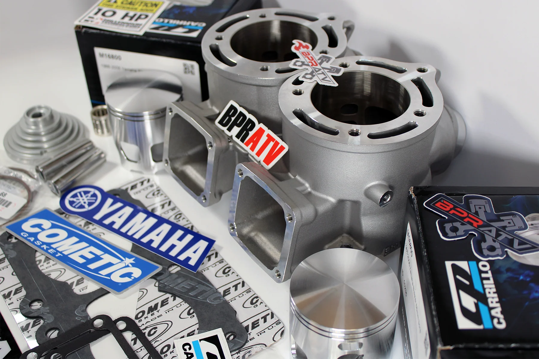 BPRATV Banshee ARES 68mm Big Bore Big Ported Nikasil Cylinders CP Piston Set NEW - Image 19