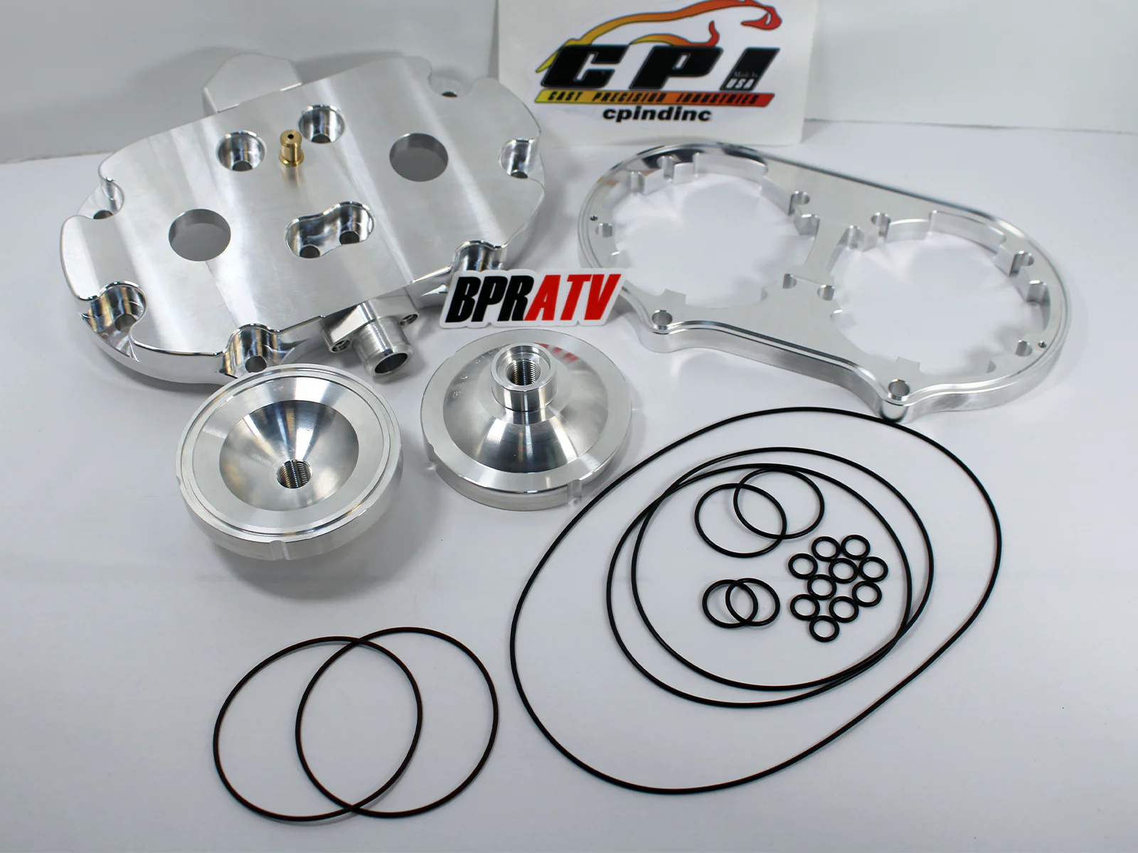 BPRATV Banshee Cheetah Super Cub Head BILLET Cylinder Head 23cc Domes O-Ring Kit - Image 10