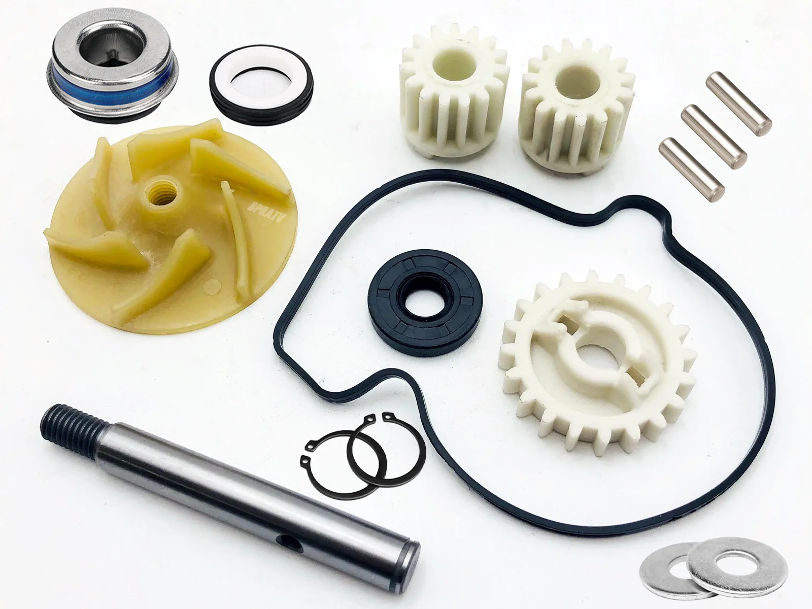 Commander 800 1000 MAX 800R 4x4 Water Pump Impeller Shaft Rebuild Kit Gears Seal - Image 11