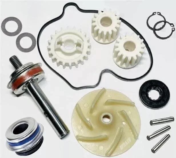 Commander 800 1000 MAX 800R 4x4 Water Pump Impeller Shaft Rebuild Kit Gears Seal - Image 7