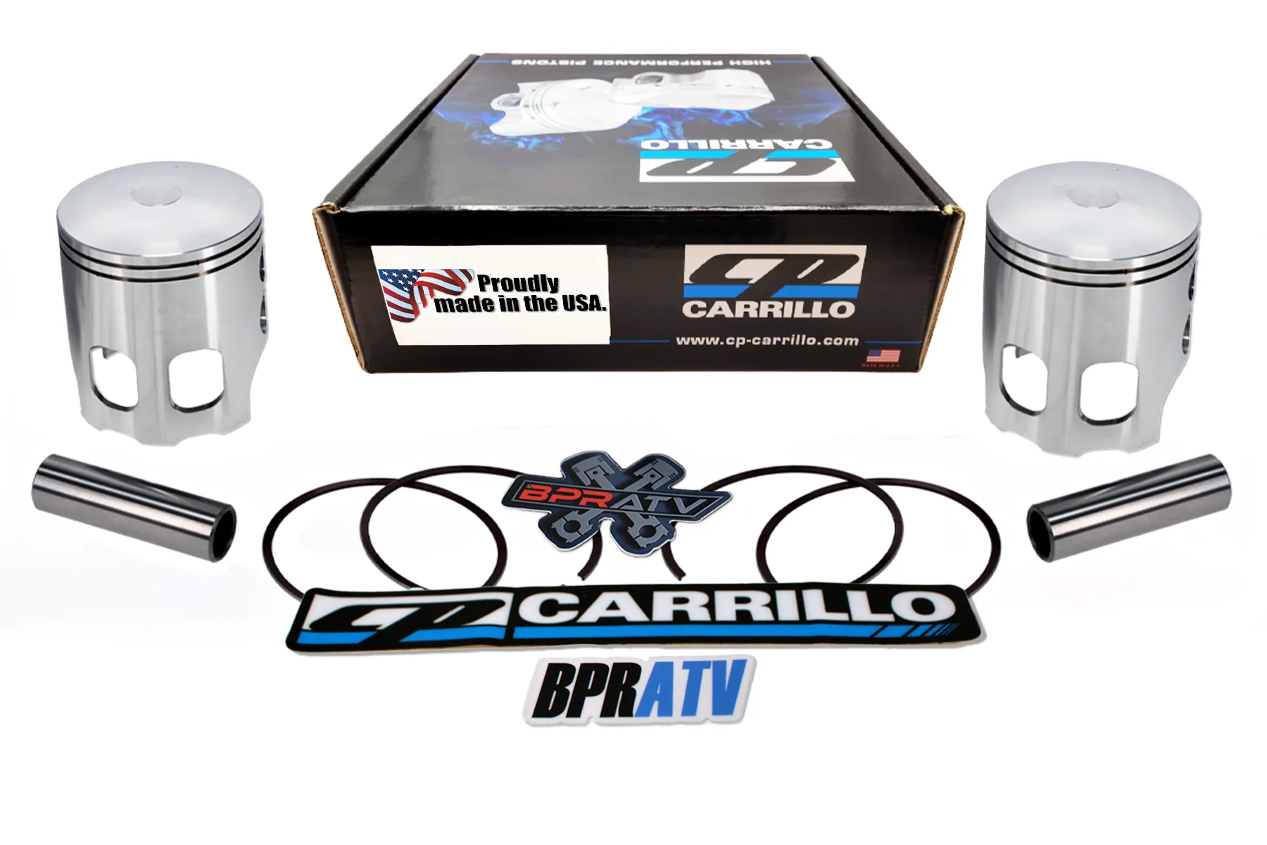 BPRATV CP Carrillo Banshee 350 66mm Forged Pistons Set Rings CNC Machined In USA - Image 11