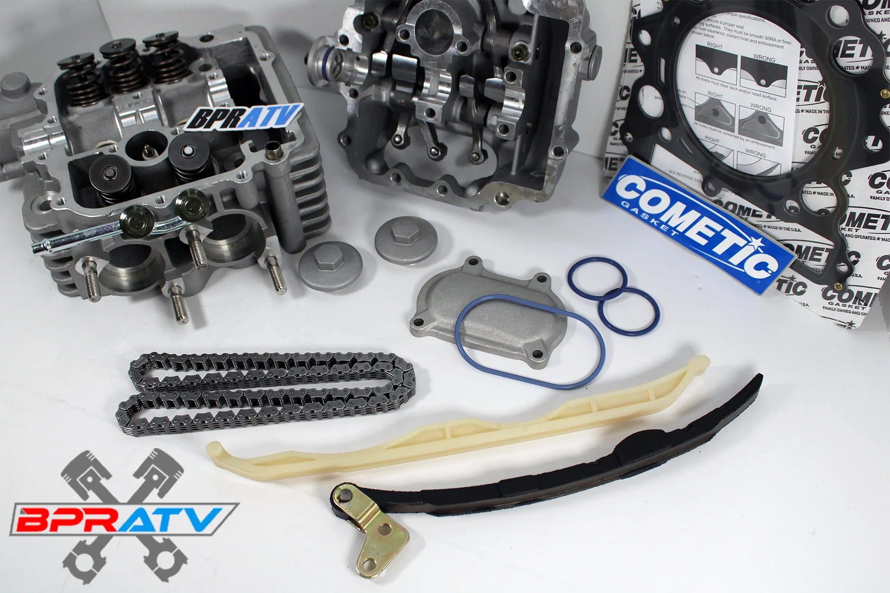 BPRATV Cylinder Head Kit Cam Chain Guide MLS Cometic Gasket for Yamaha Rhino 660 - Image 12