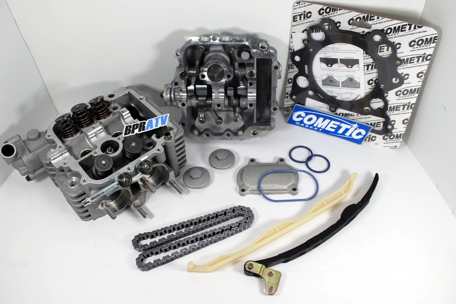 BPRATV Cylinder Head Kit Cam Chain Guide MLS Cometic Gasket for Yamaha Rhino 660 - Image 2