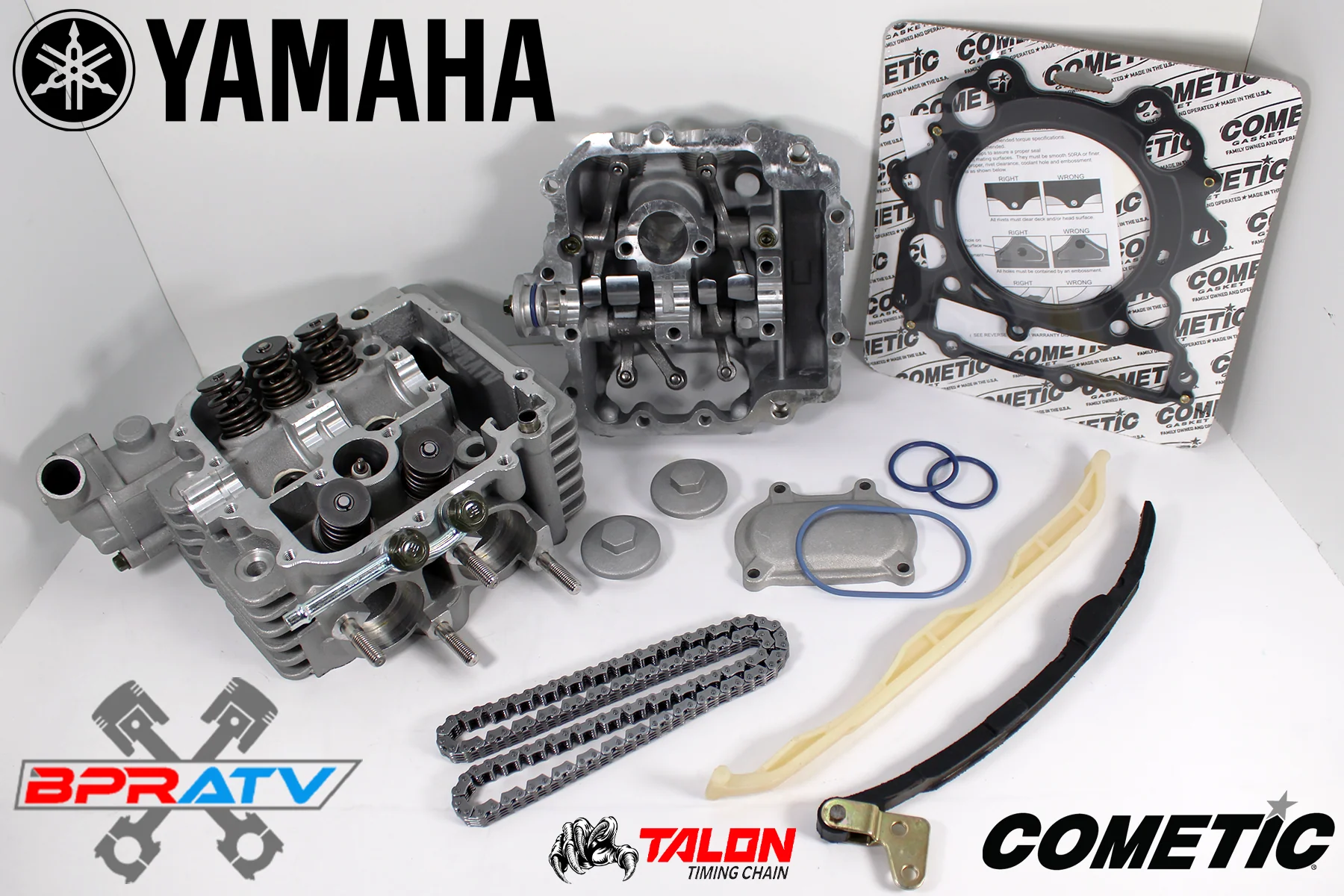 BPRATV Cylinder Head Kit Cam Chain Guide MLS Cometic Gasket for Yamaha Rhino 660 - Image 5
