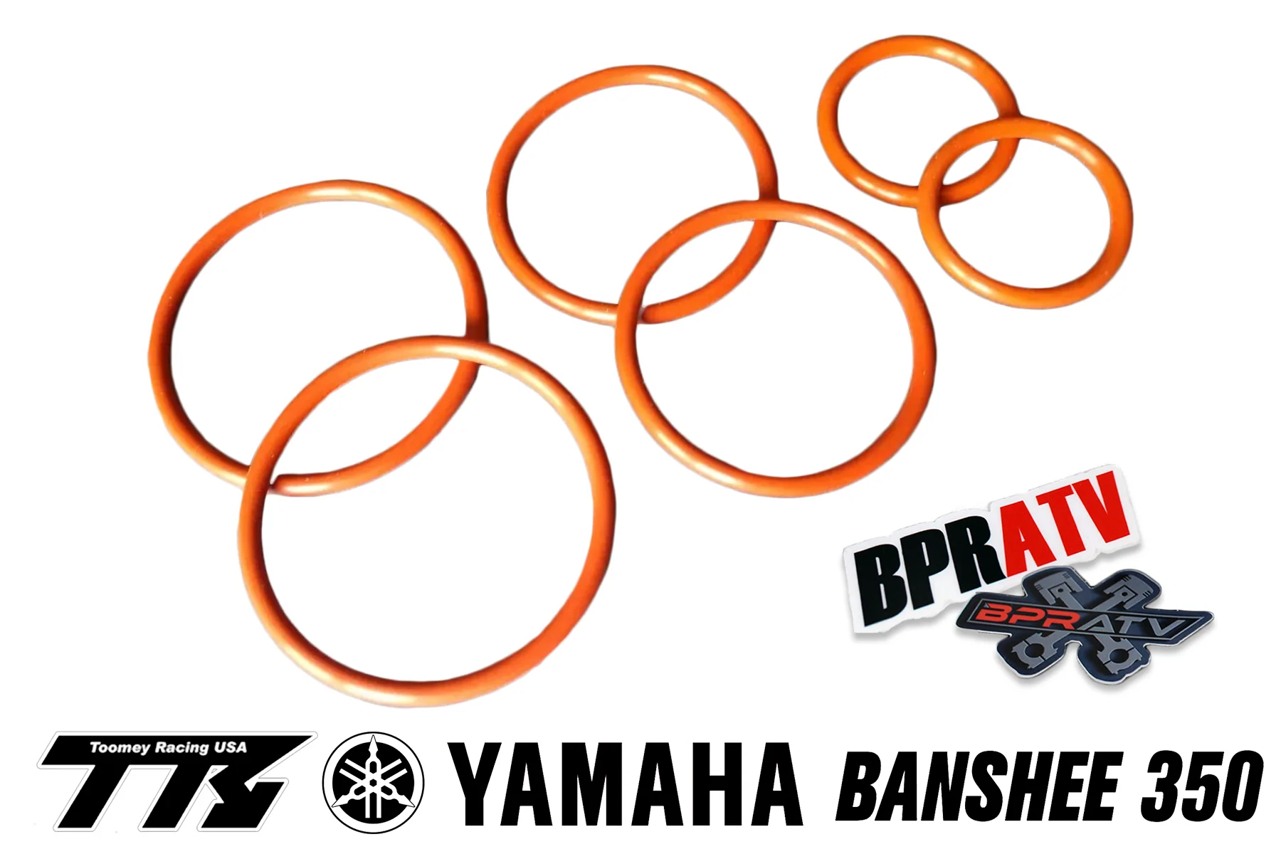 BPRATV High-Temp O-Rings Kit for Yamaha Banshee Toomey Exhaust Pipes (T4/T5/T6) - Image 10