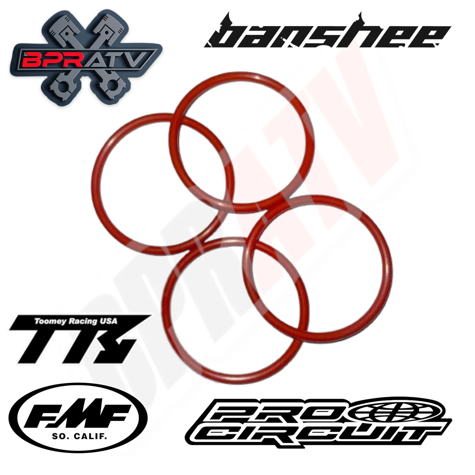 BPRATV High-Temp O-Rings Kit for Yamaha Banshee Toomey Exhaust Pipes (T4/T5/T6) - Image 20