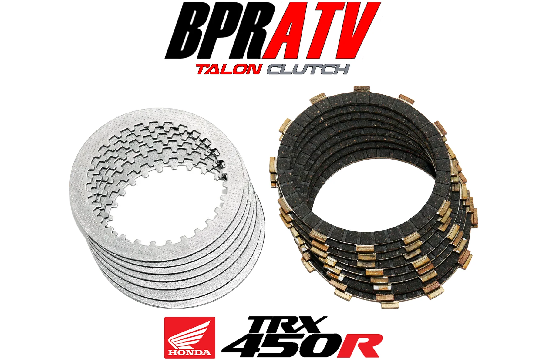 BPRATV Honda TRX450R TRX 450R Heavy Duty Steel Plates Fibers Springs Clutch Kit - Image 7