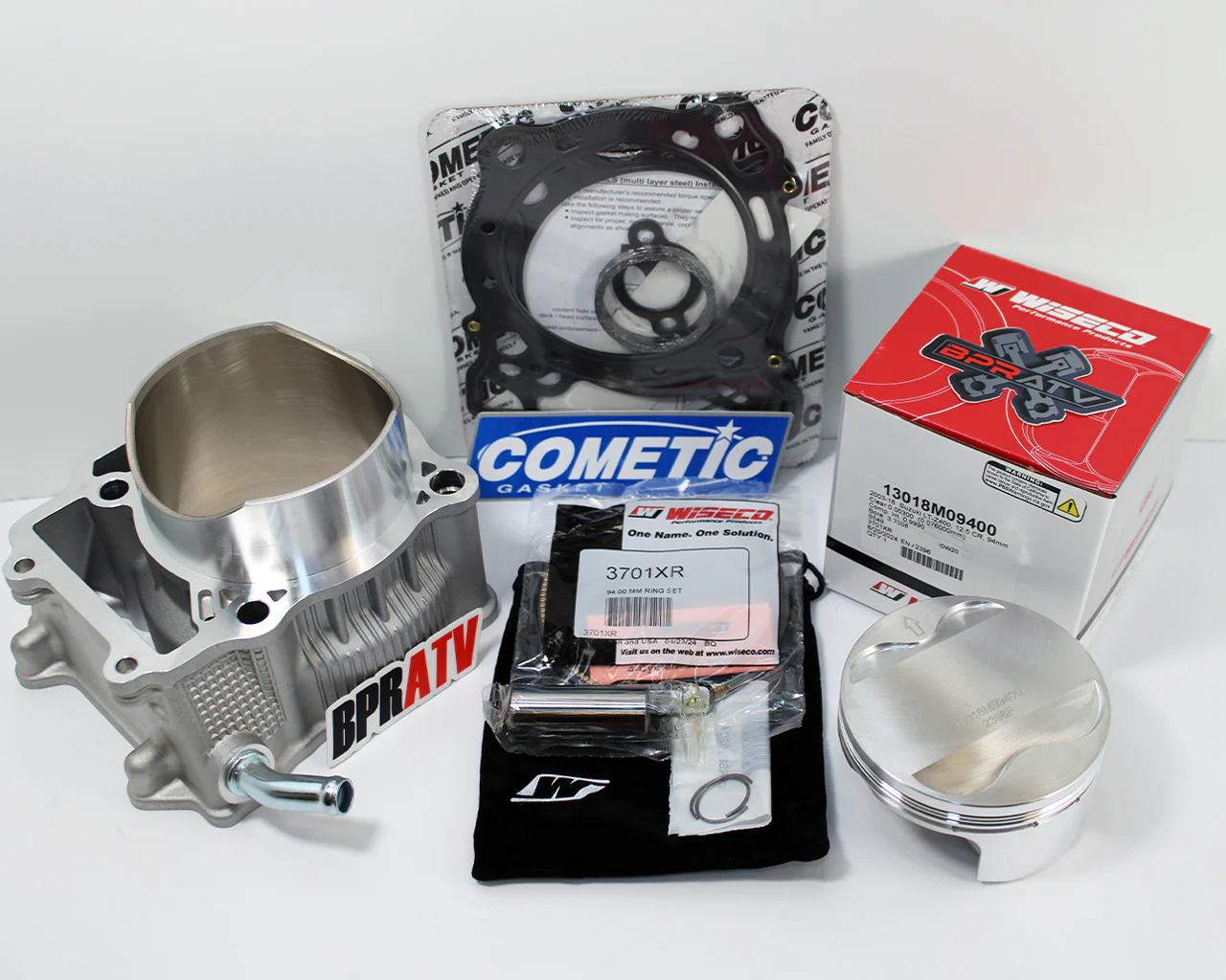 BPRATV KFX400 KFX 400 94mm Big Bore Cylinder Piston Wiseco Top End Rebuild Kit - Image 5