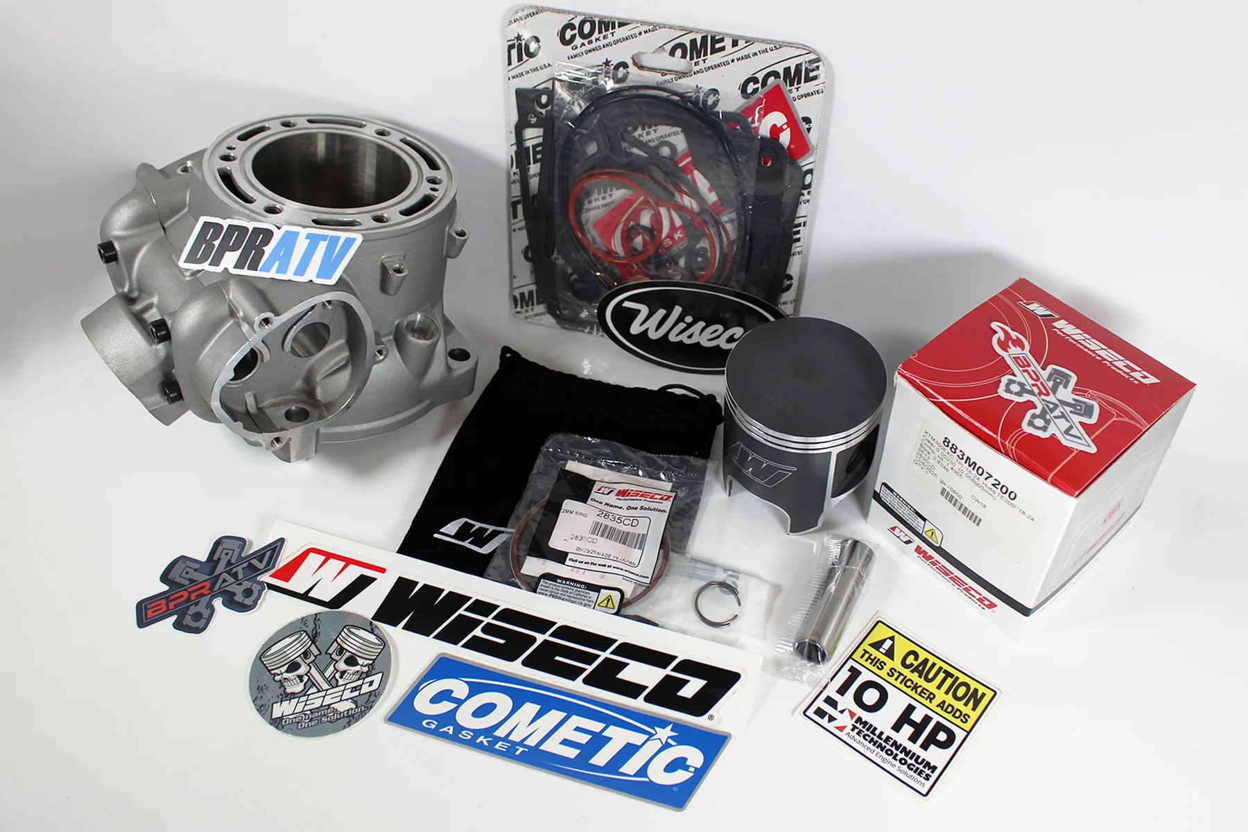 KTM 300 SXF XCF Husqvarna FC FX GasGas MC Top End Rebuild Kit 72mm Wiseco Piston - Image 2