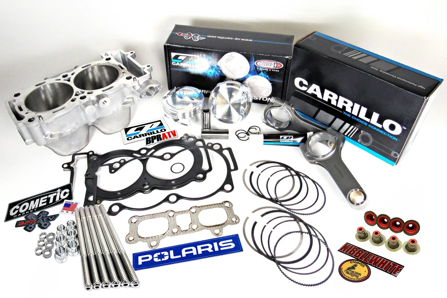 Polaris RZR XP 1000 Cylinder CP 93mm 11.5:1 Pistons Rods Gaskets Head Studs USA!