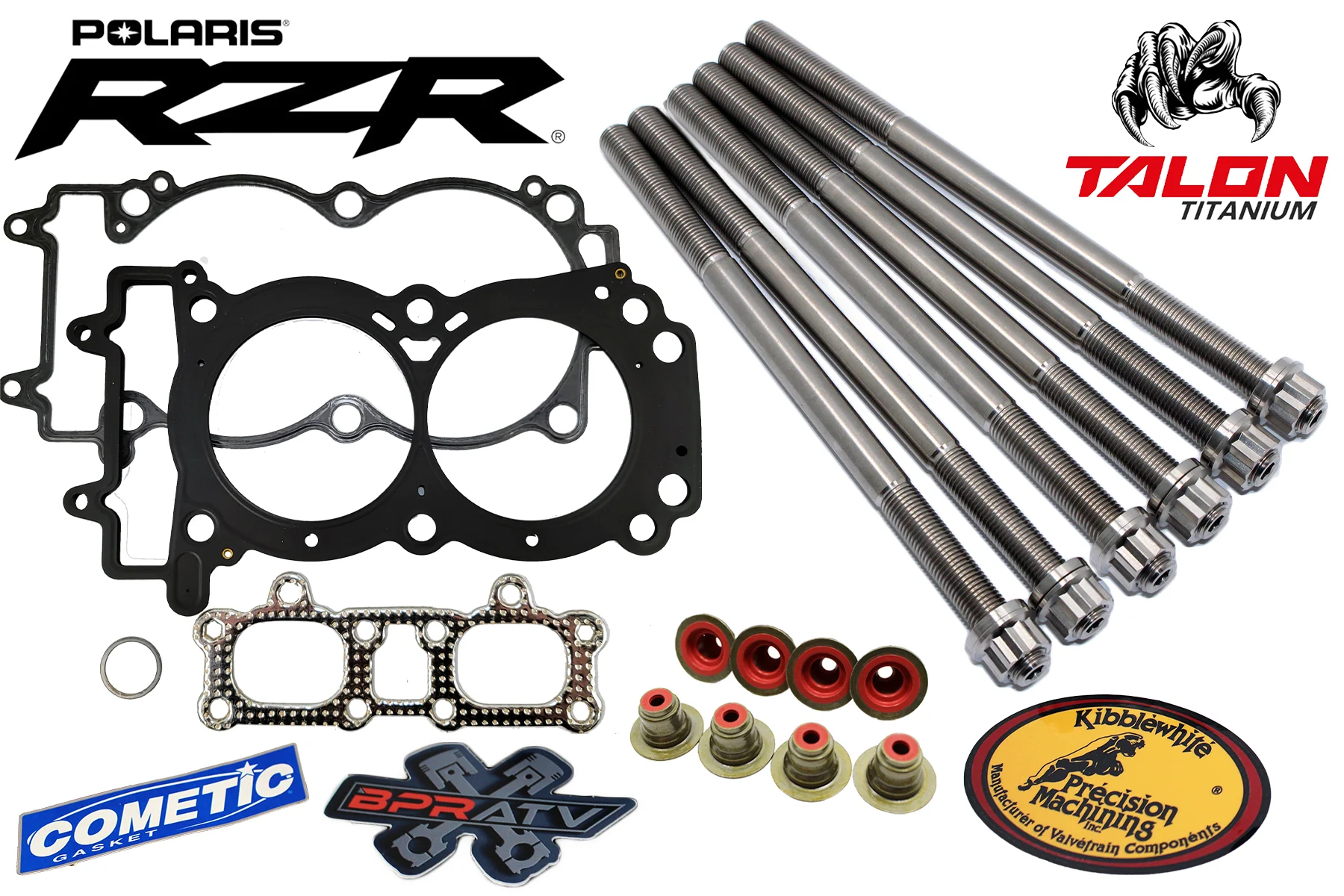 Polaris RZR XP 1000 CP Carrillo 93mm 11.5 Piston Cylinder Rod Gasket Rebuild Kit - Image 5