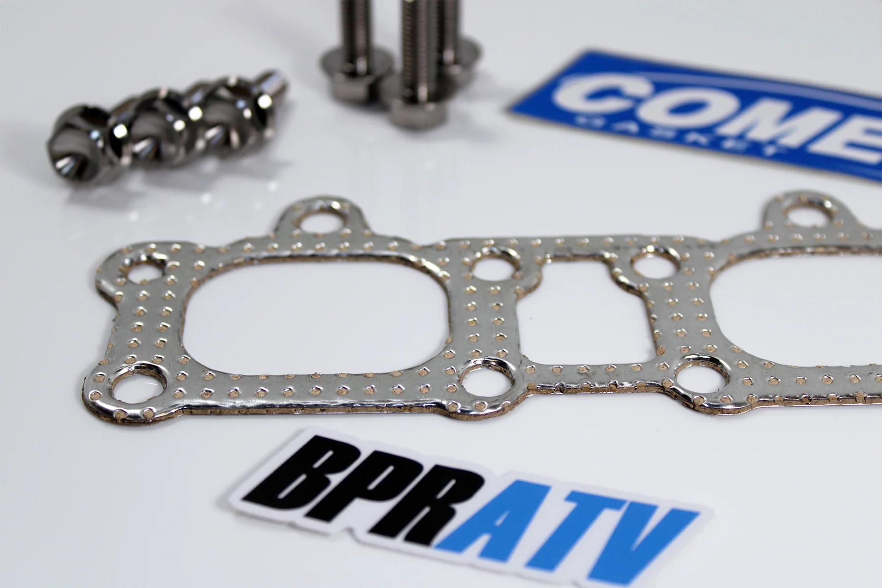 BPRATV Premium Titanium Exhaust Manifold Bolts Cometic Gasket Polaris RZR XP1000 - Image 12