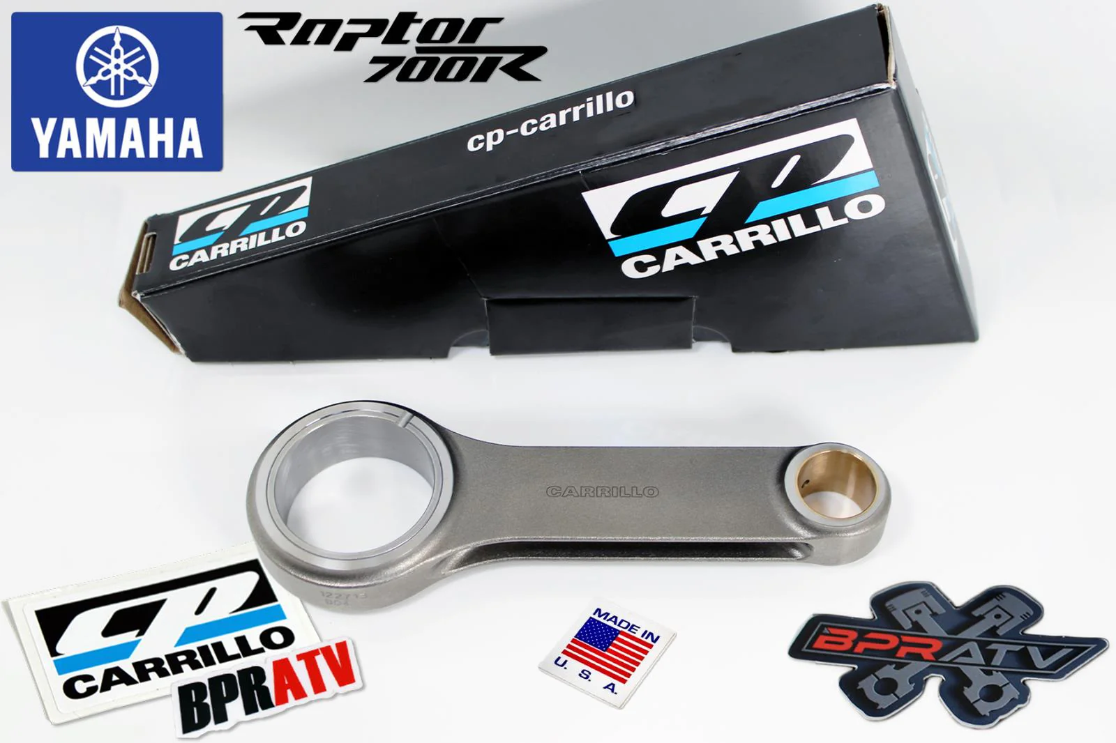BPRATV Raptor 700 Stroker Crankshaft Kit CP Carrillo Rod +5mm Hot Rods Build USA - Image 4