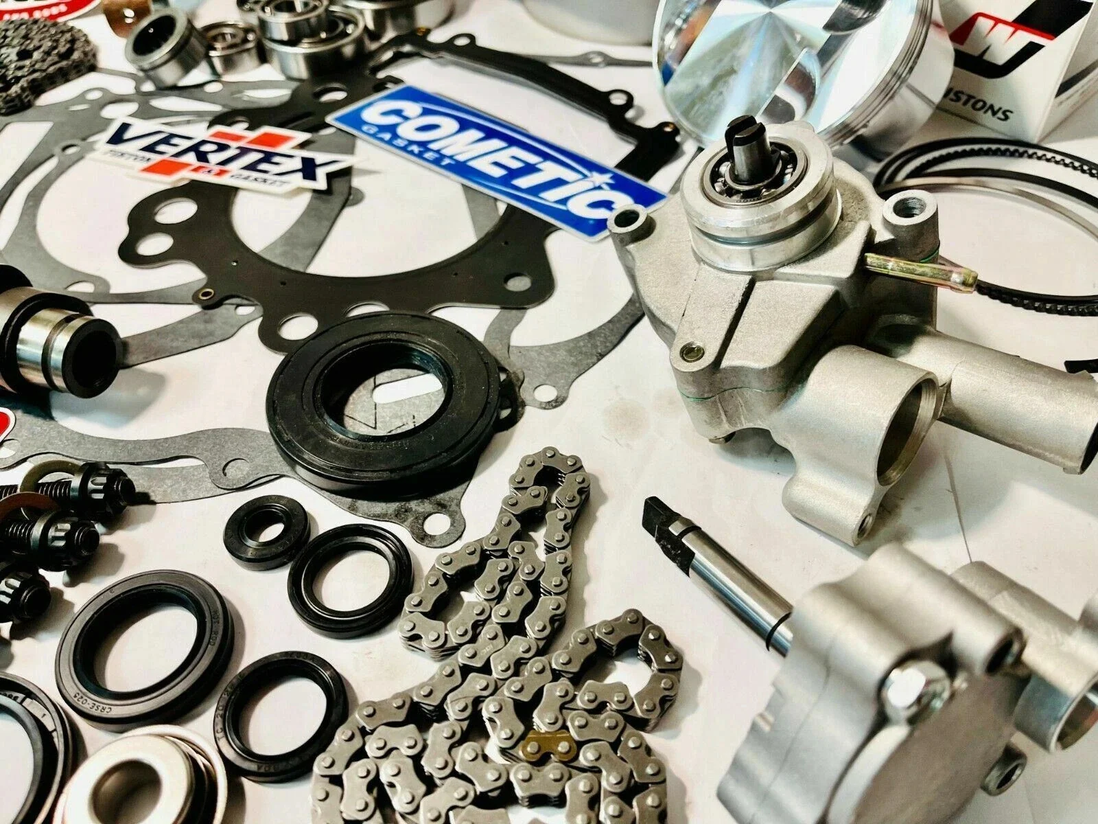Rhino 660 102 Cylinder Big Bore Stroker Head Hotcams Complete Engine Rebuild Kit - Image 14