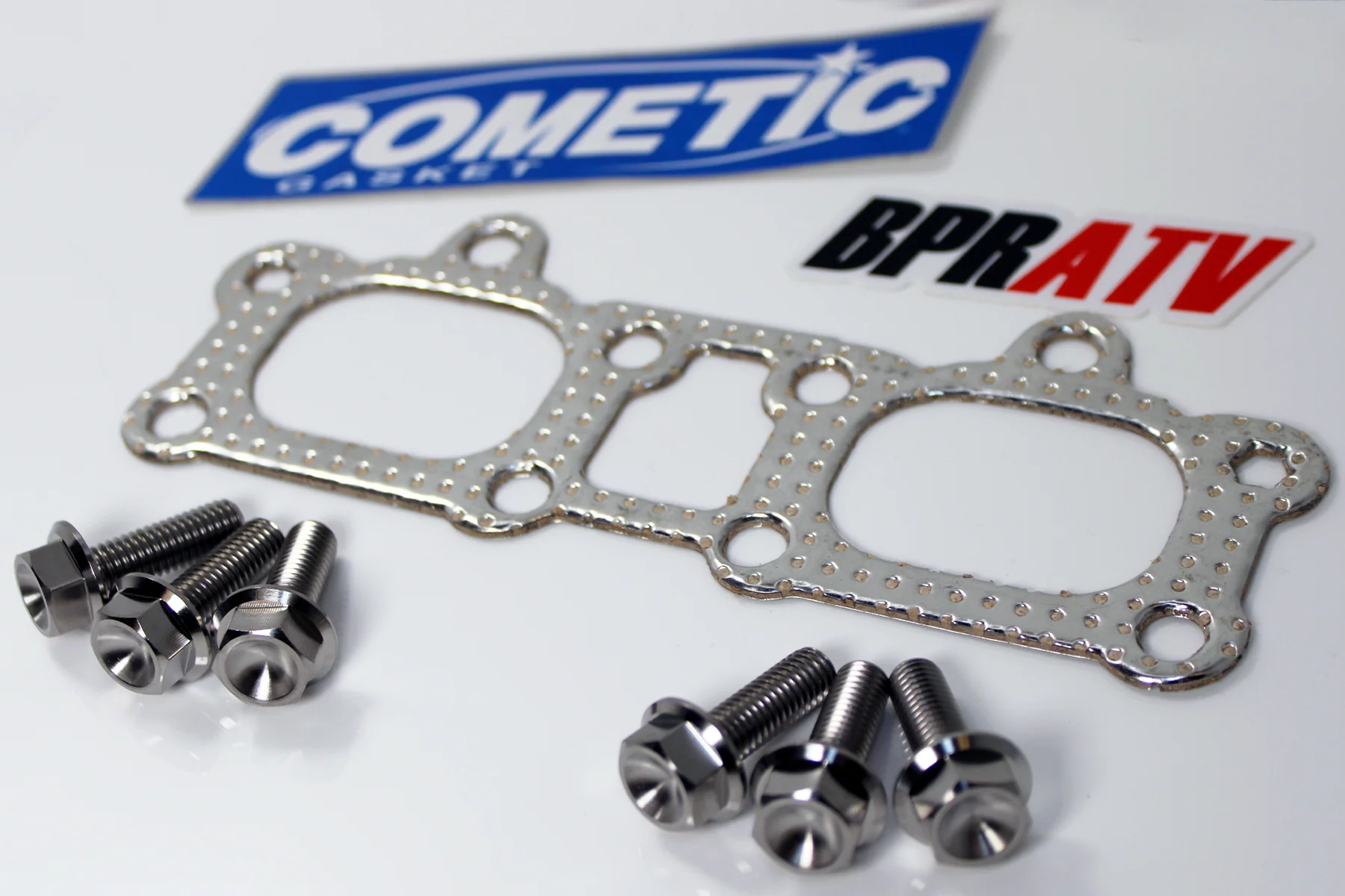 BPRATV Titanium Exhaust Manifold Bolts & Cometic Gaskets Polaris General XP 1000 - Image 20