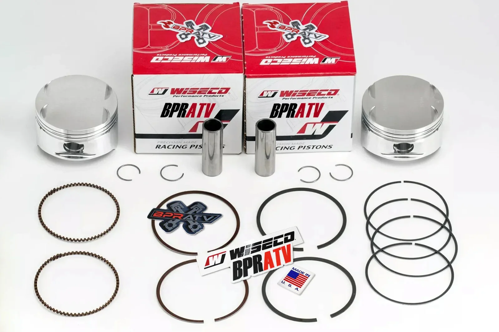 BPRATV Wiseco 91mm 11.5 Forged Pistons Set Can-Am Outlander 1000 Renegade 1000cc
