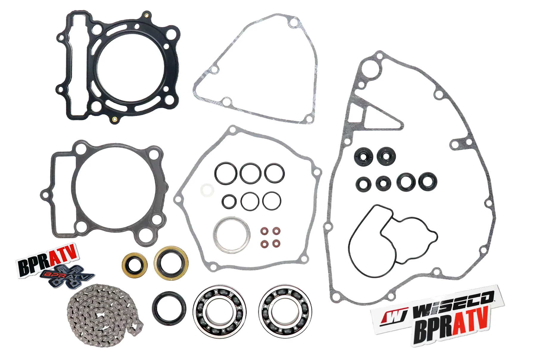 Yamaha YFZ450 95mm Stock Cylinder Wiseco Piston & Crank Motor Engine Rebuild Kit - Image 15