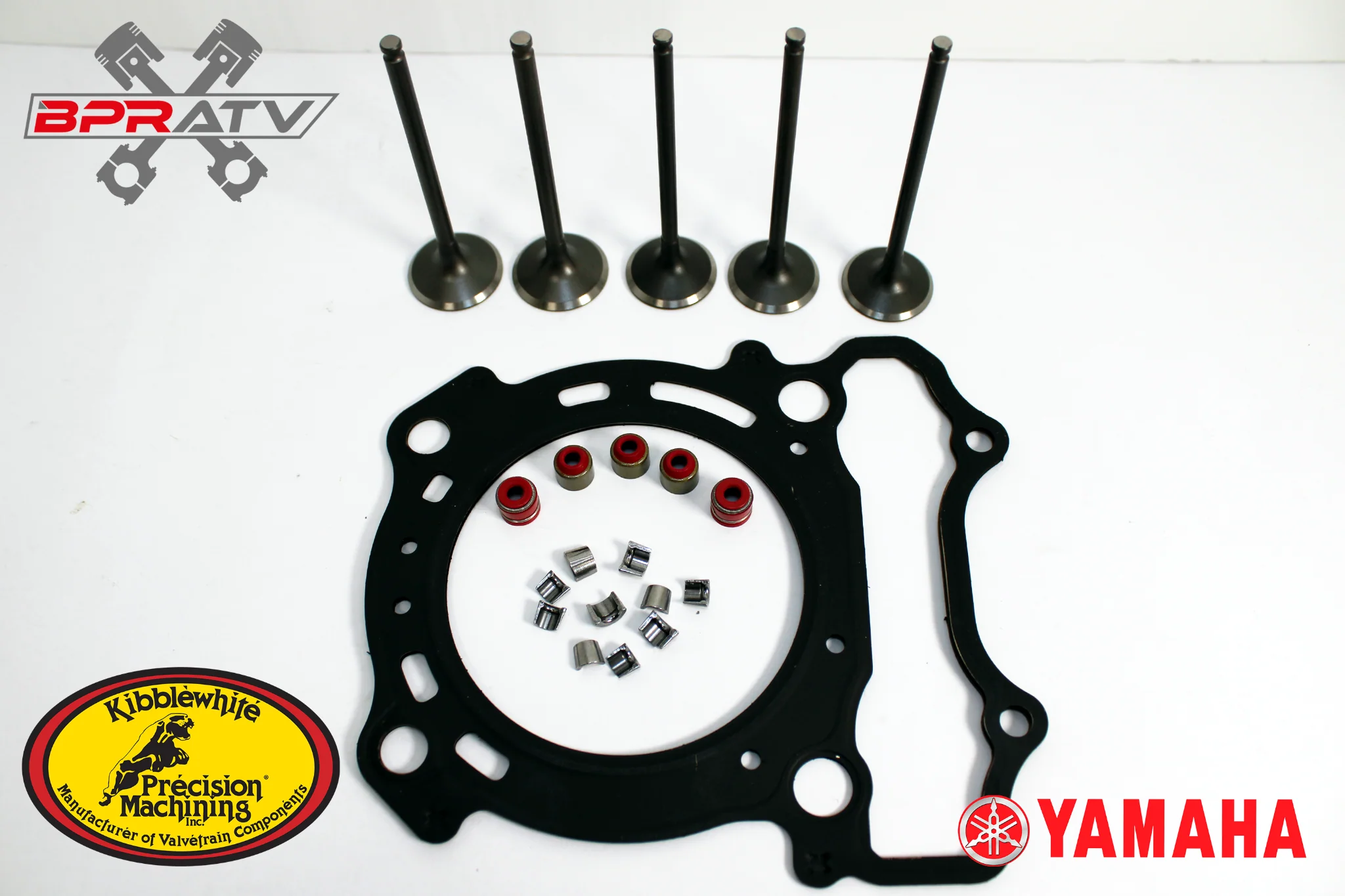 01-13 WR250F WR 250F Intake Exhaust Valves Kit Gasket KIBBLEWHITE Seals Keepers! - Image 3