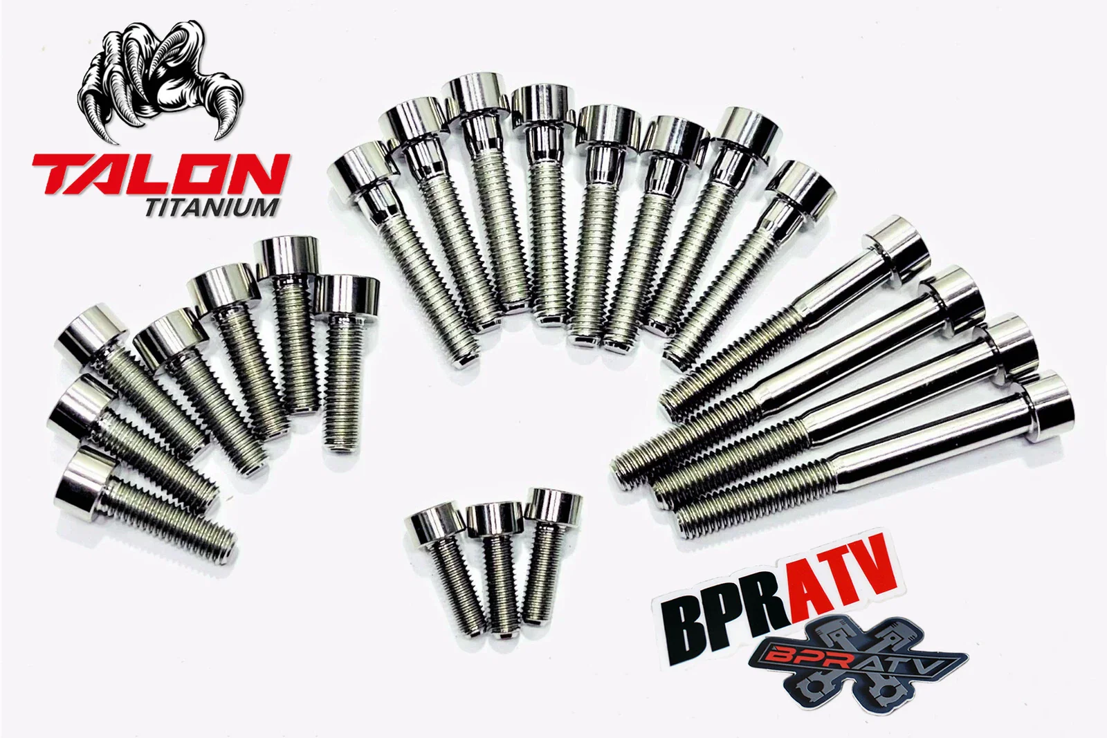 Yamaha Banshee 350 Side Cover Bolts Titanium Left & Right Engine Cover Bolt Kit! - Image 3