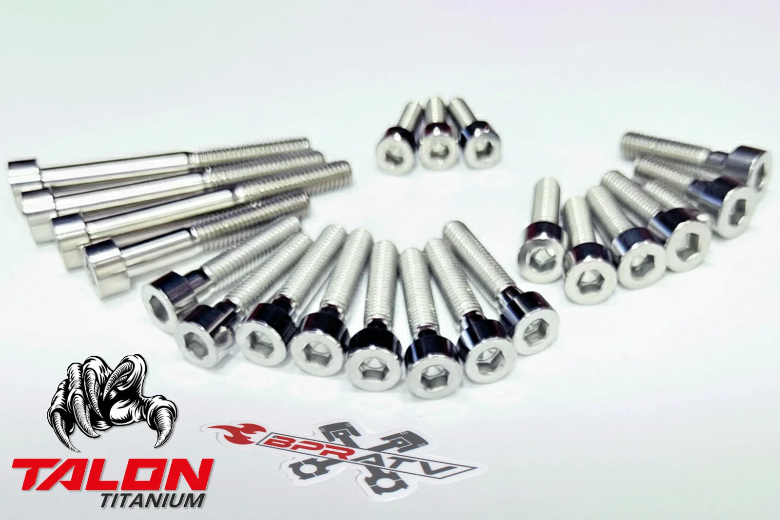 Yamaha Banshee 350 Side Cover Bolts Titanium Left & Right Engine Cover Bolt Kit! - Image 4