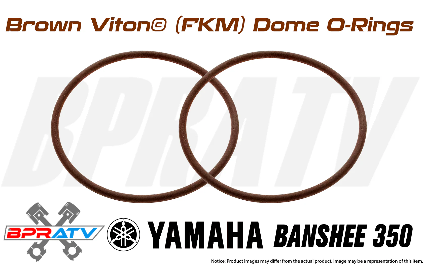 BPRATV Yamaha Banshee Pro Design Style Cool Head Domes Hi Temp Orings O-ring Kit - Image 9