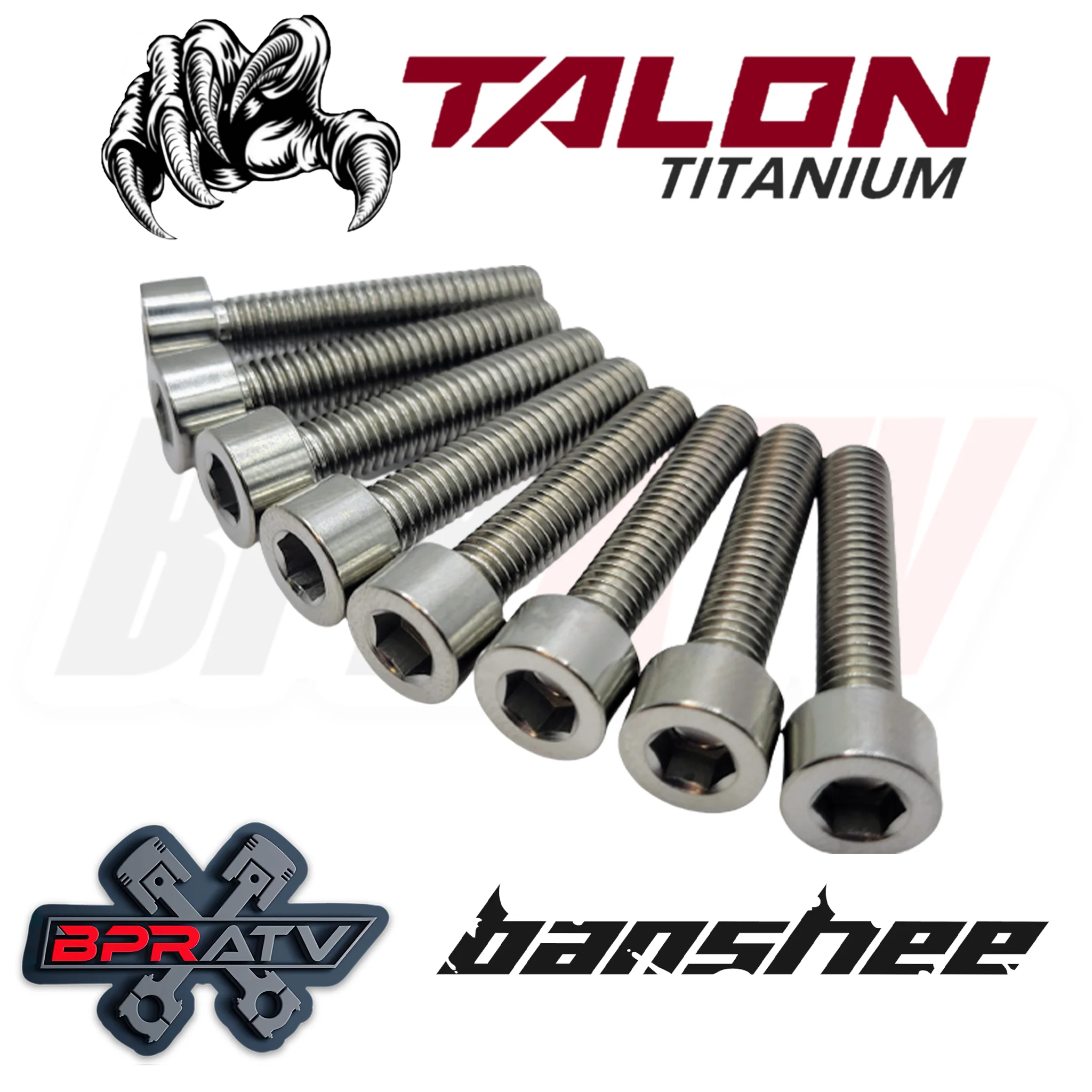 BPRATV Yamaha Banshee YFZ350 Talon Titanium Clutch Cover Bolt Kit for MODQUAD - Image 2
