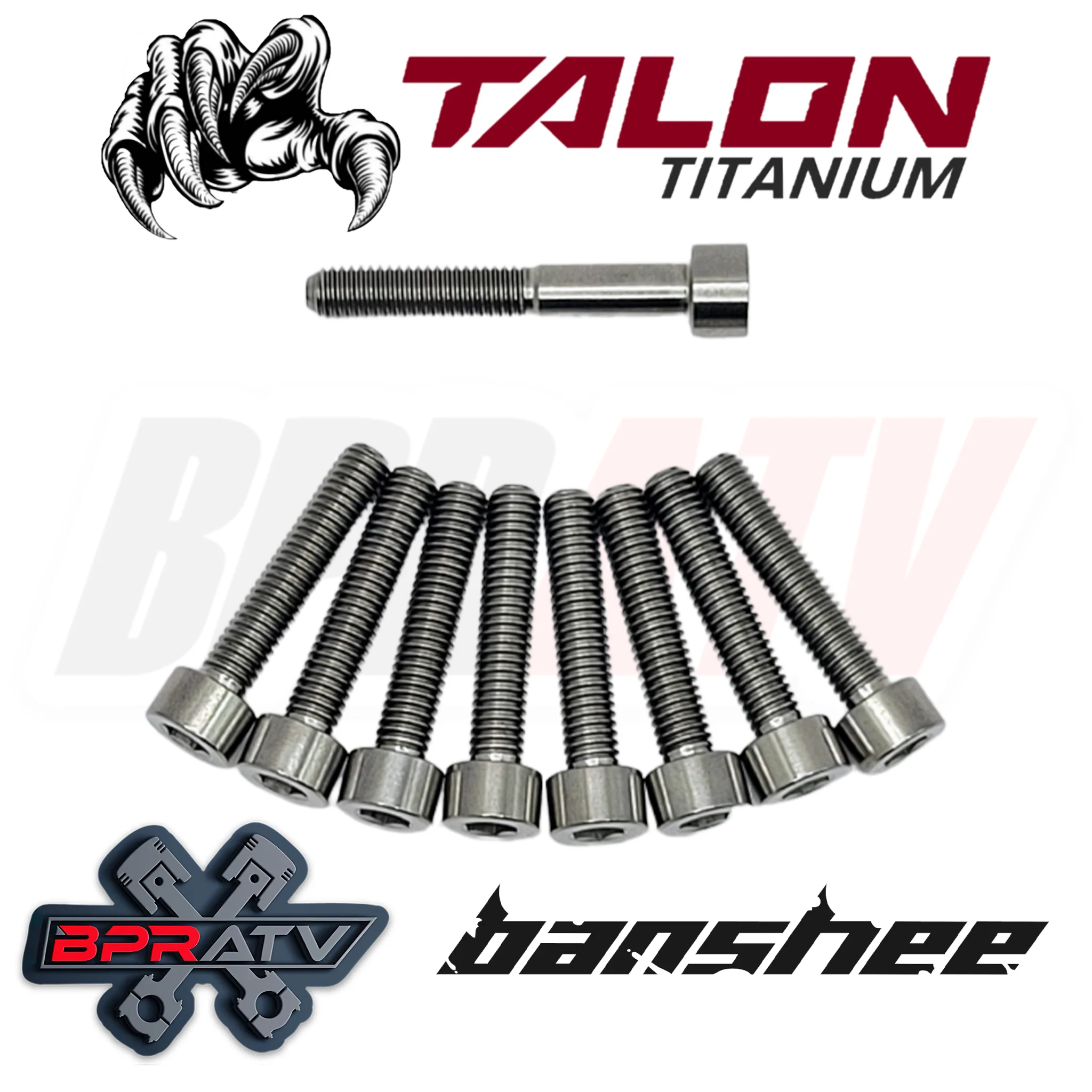 BPRATV Yamaha Banshee YFZ350 Talon Titanium Clutch Cover Bolt Kit for MODQUAD - Image 3