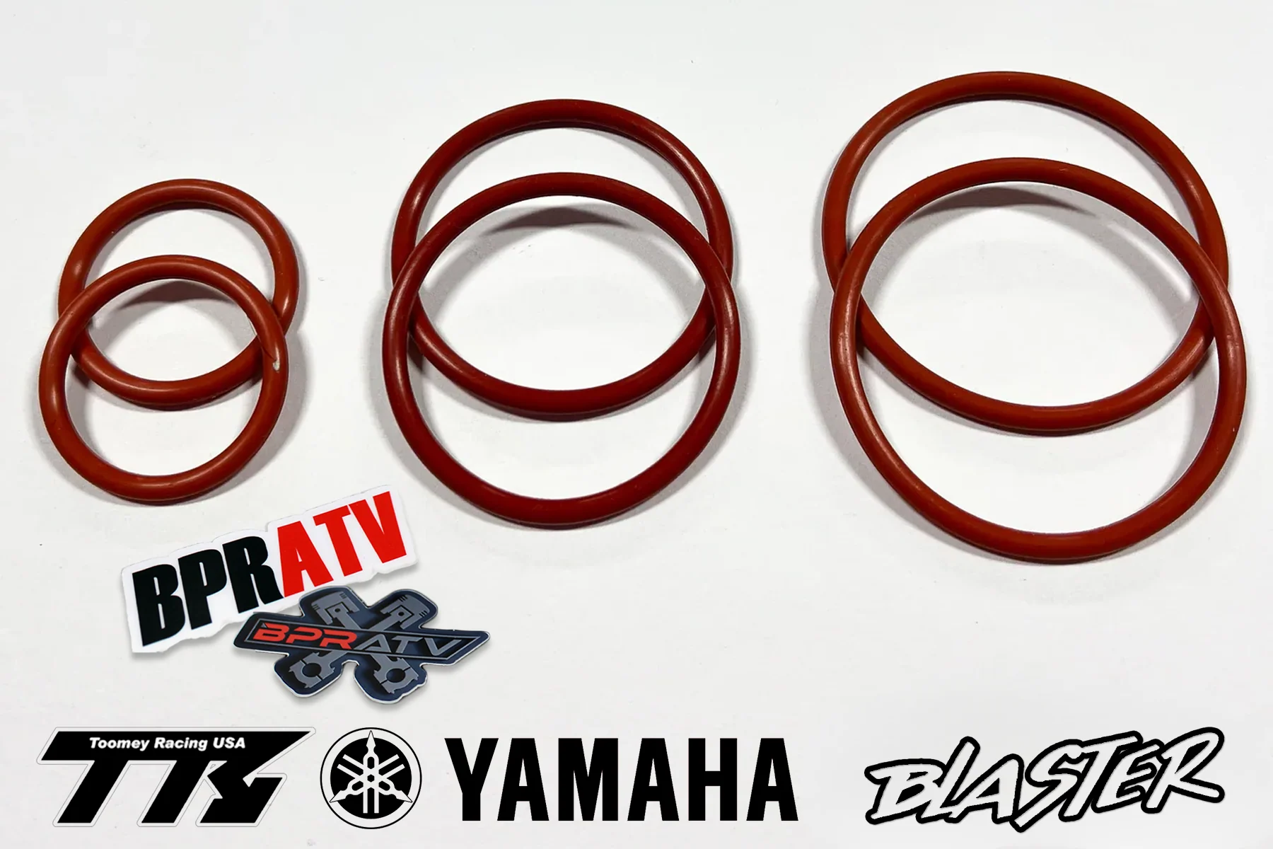 BPRATV Yamaha Blaster 200 Toomey B1 Exhaust Pipes O-Ring Set O Rings Repair Kit - Image 13