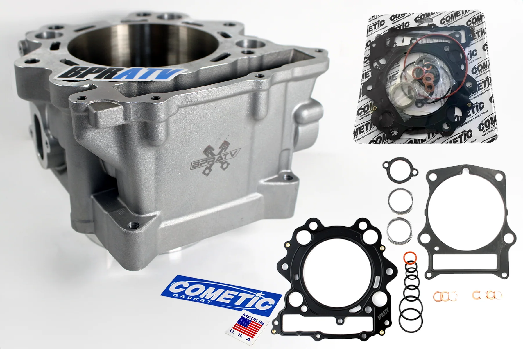 BPRATV Yamaha Rhino 660 102㎜ Big Bore Nikasil Plated Cylinder Cometic Gasket Kit