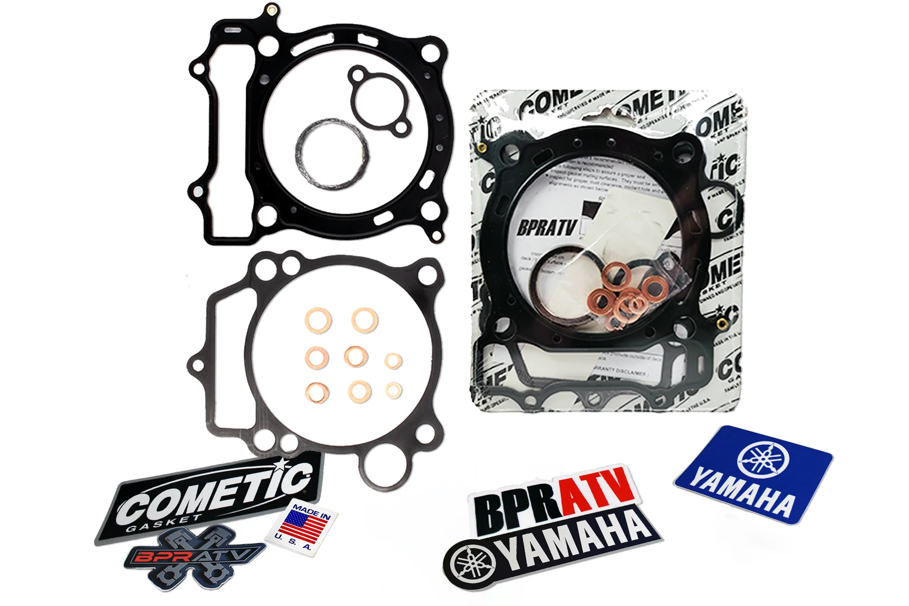 Yamaha YFZ450 Stock Bore Engine Rebuild Kit Wiseco Crank CP Piston Cylinder Kit! - Image 12