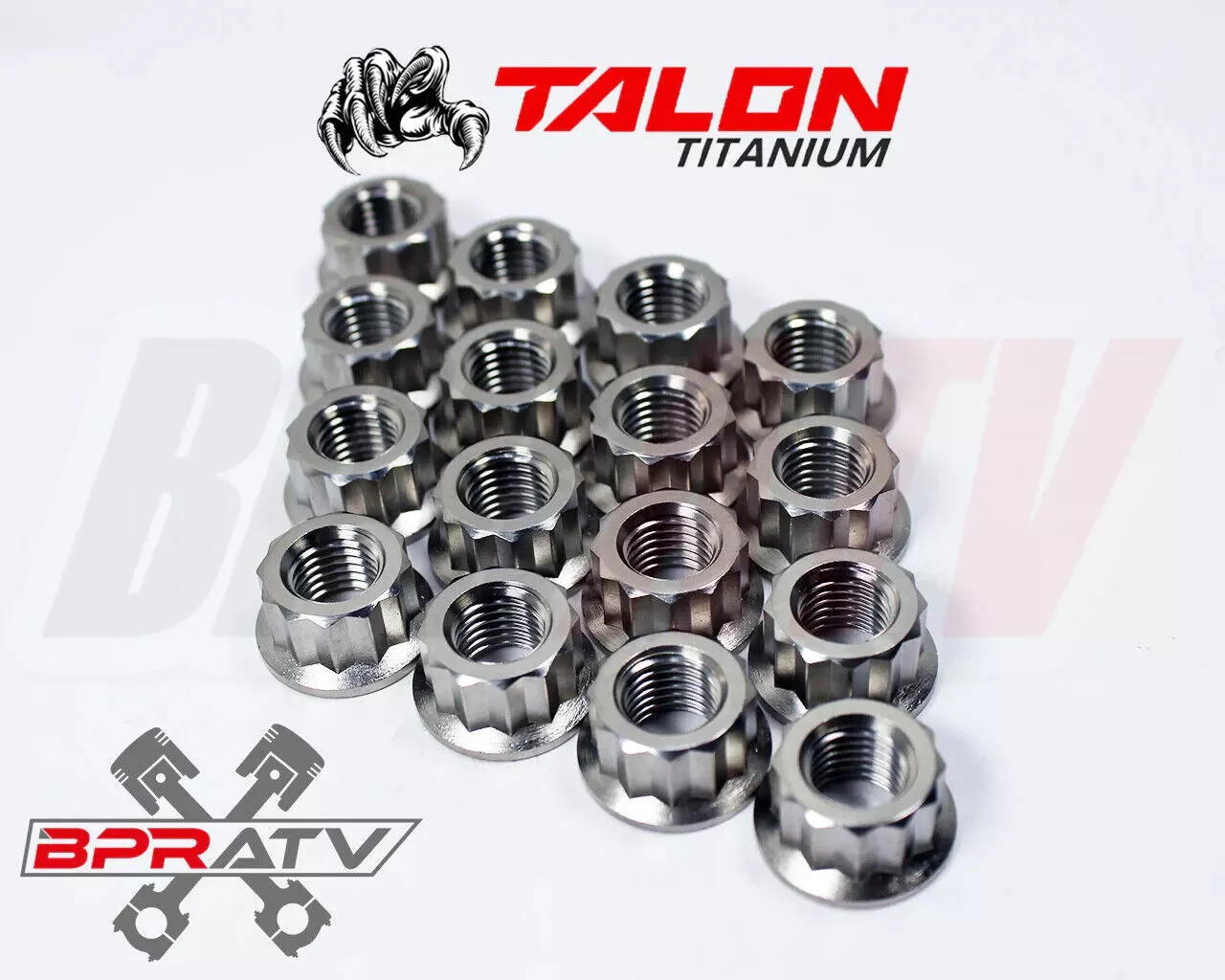 Yamaha YFZ 450 YFZ450R Titanium Lug Nuts For All Wheels Front Rear Nut Set of 16 - Image 4