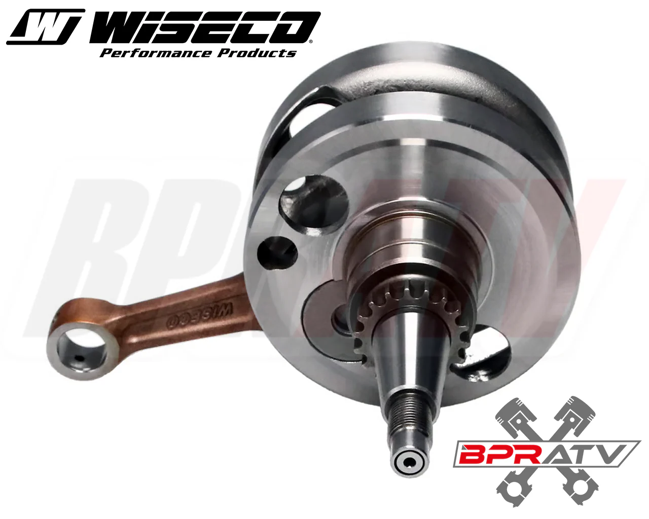 New Yamaha YFZ450 95mm Wiseco Crank CP Piston BPRATV Cylinder Engine Rebuild Kit - Image 17