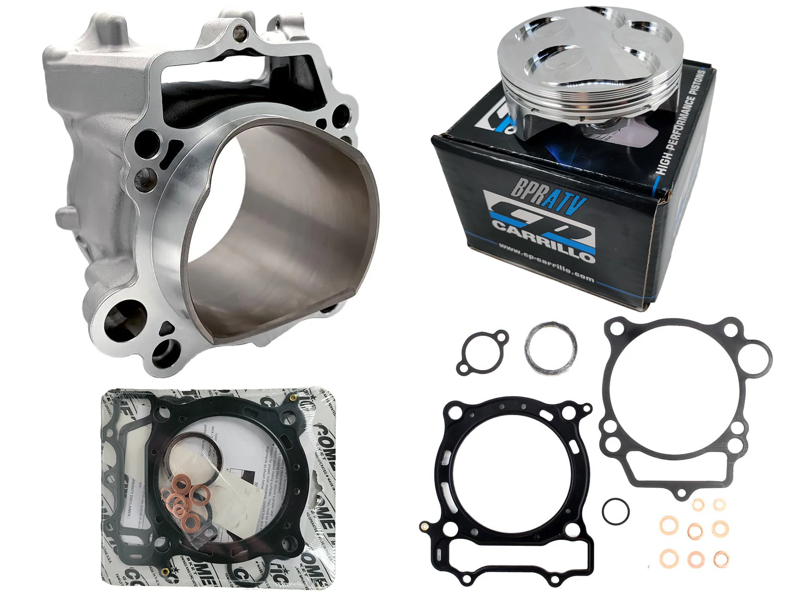 New Yamaha YFZ450 95mm Wiseco Crank CP Piston BPRATV Cylinder Engine Rebuild Kit - Image 3
