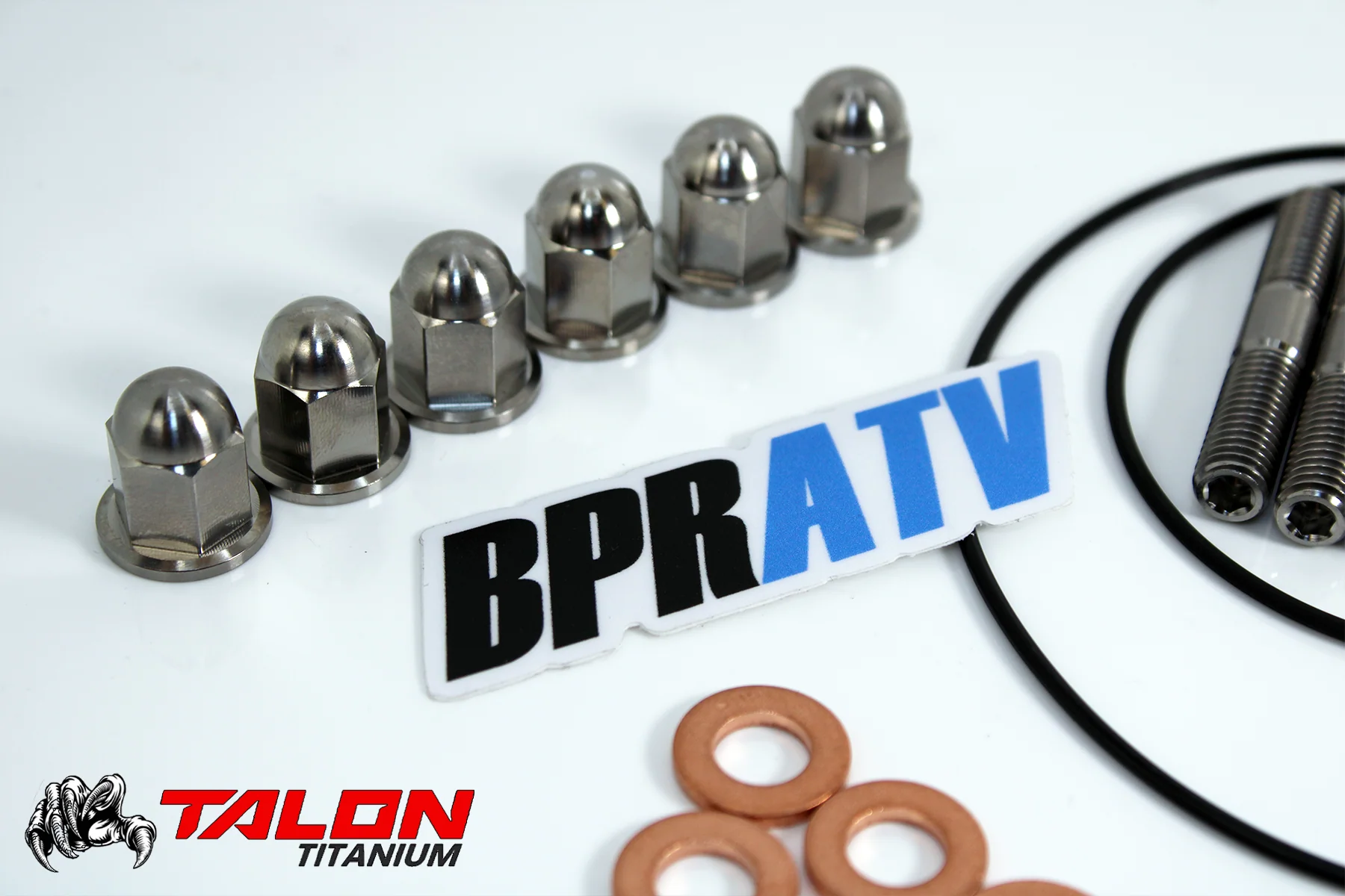 BPRATV YZ250 TITANIUM Cylinder Head Studs Stud Bolts Acorn Nuts Kit Cap Nut Set - Image 16