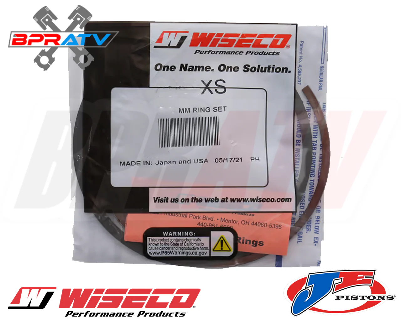 Brute Force 750 KVF750 Teryx 85mm Stock OEM Bore Wiseco Pistons Set Head Gaskets - Image 6