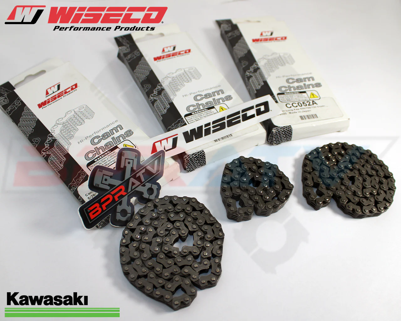 Brute Force KVF 650 750 Teryx OEM Replacement Cam Timing Chains Chain ALL THREE - Image 6