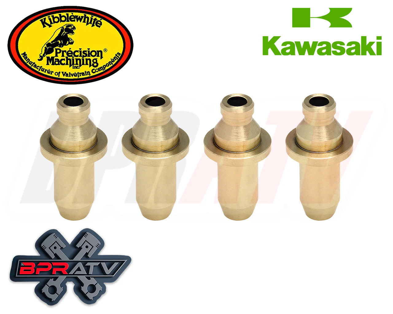 Brute Force Teryx 650 750 Kibblewhite Head Intake Exhaust Valve Guide Set of 8 - Image 5